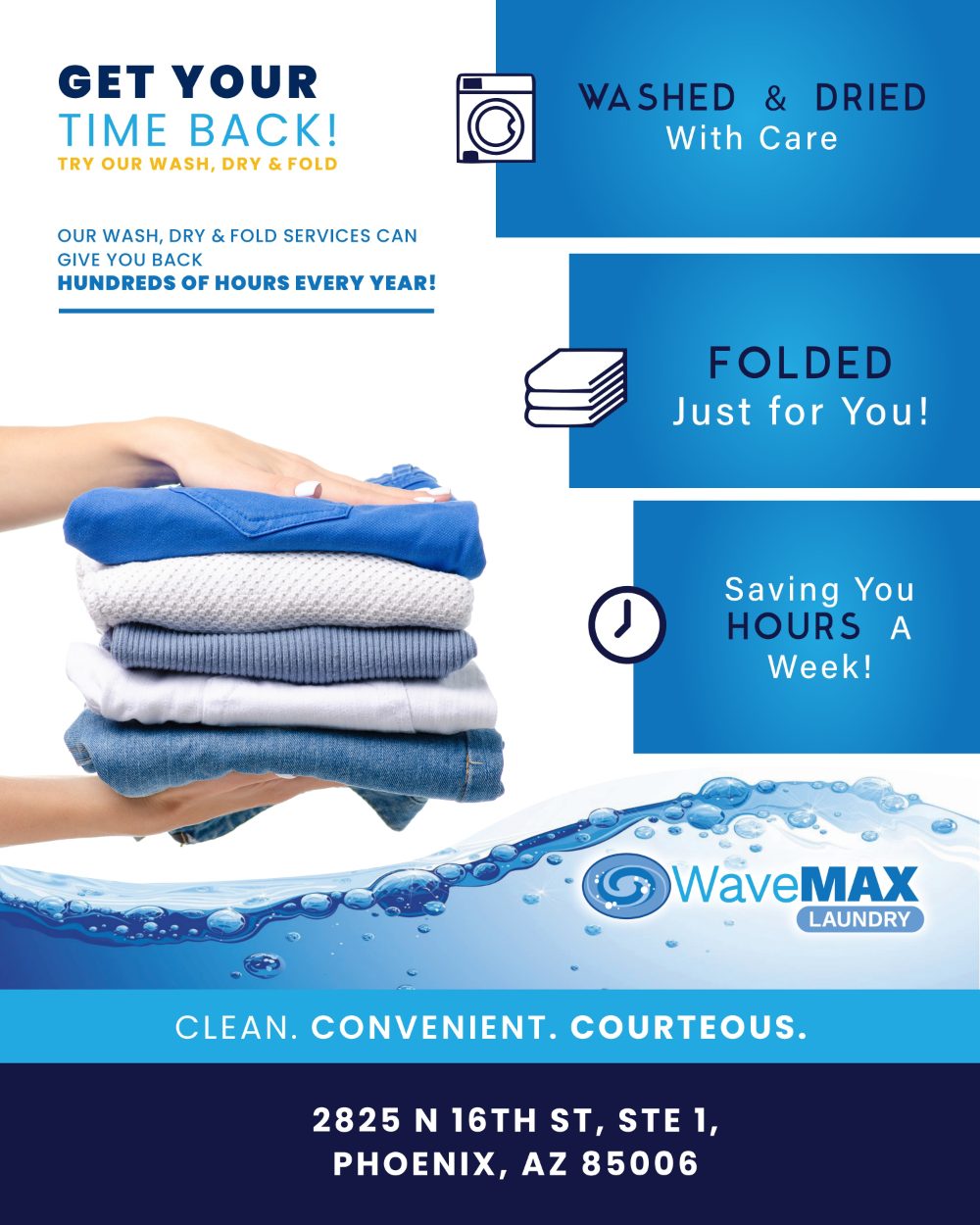 What the Time Laundry Takes Really Costs a Household 1 Folded washing in a basket showing the time laundry takes weekly