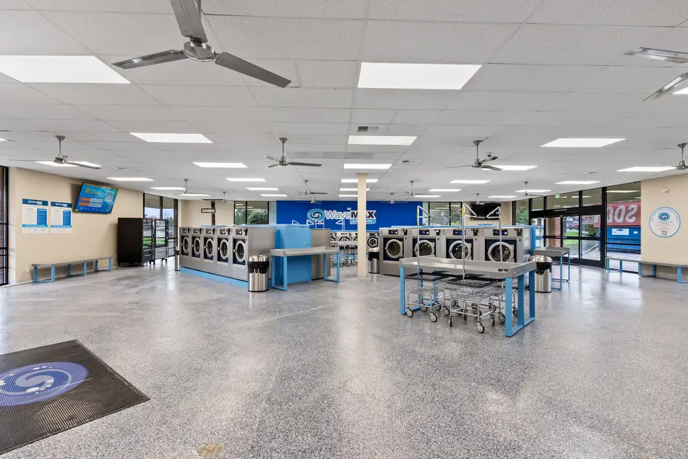 Modern dryers at WaveMAX self-serve laundry Self Serve, LAUNDRY